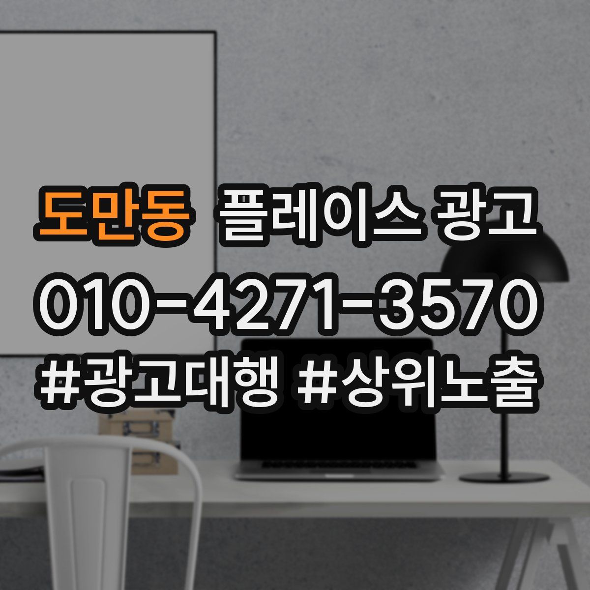 도만동 플레이스 광고
