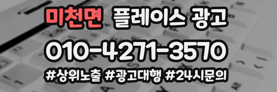 미천면 플레이스 광고