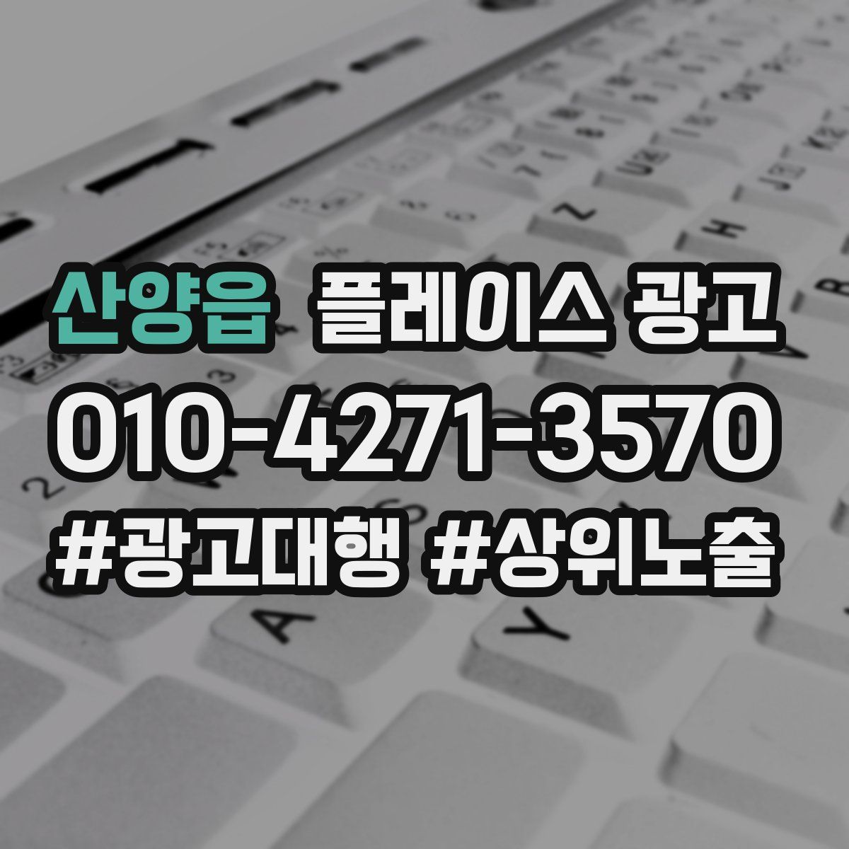 산양읍 플레이스 광고