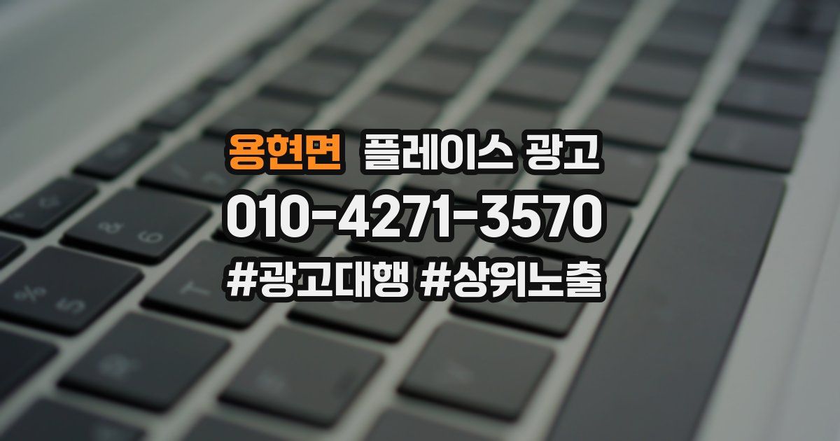 용현면 플레이스 광고