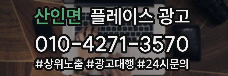 산인면 플레이스 광고