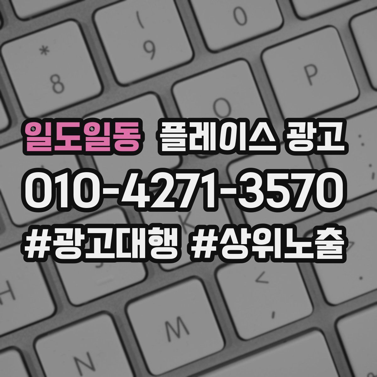일도일동 플레이스 광고