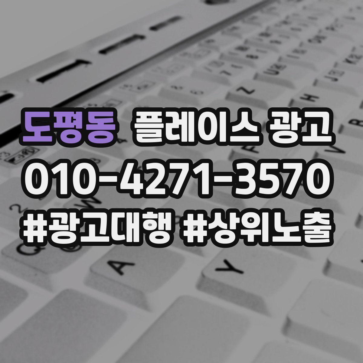 도평동 플레이스 광고