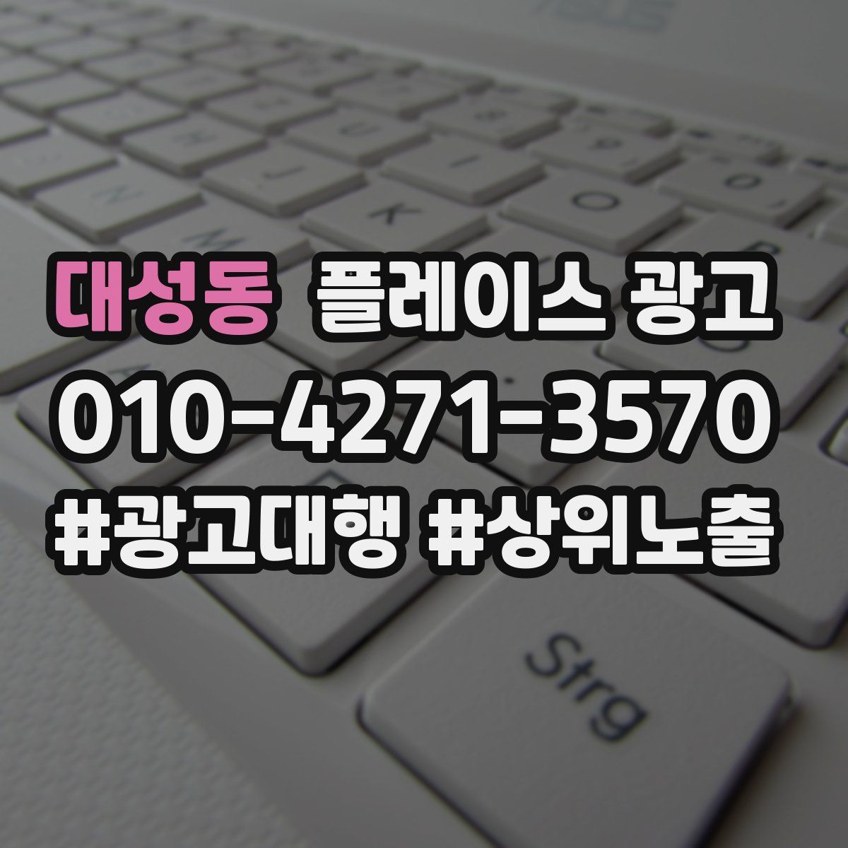 대성동 플레이스 광고