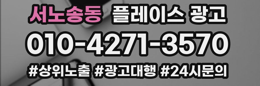 서노송동 플레이스 광고
