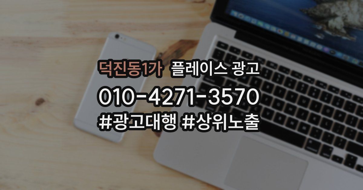 덕진동1가 플레이스 광고