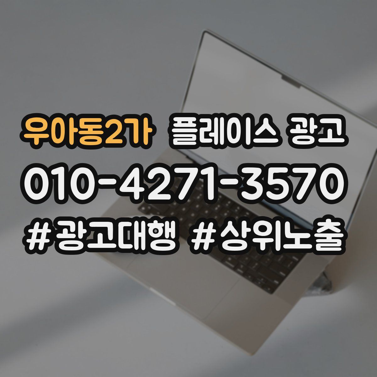 우아동2가 플레이스 광고