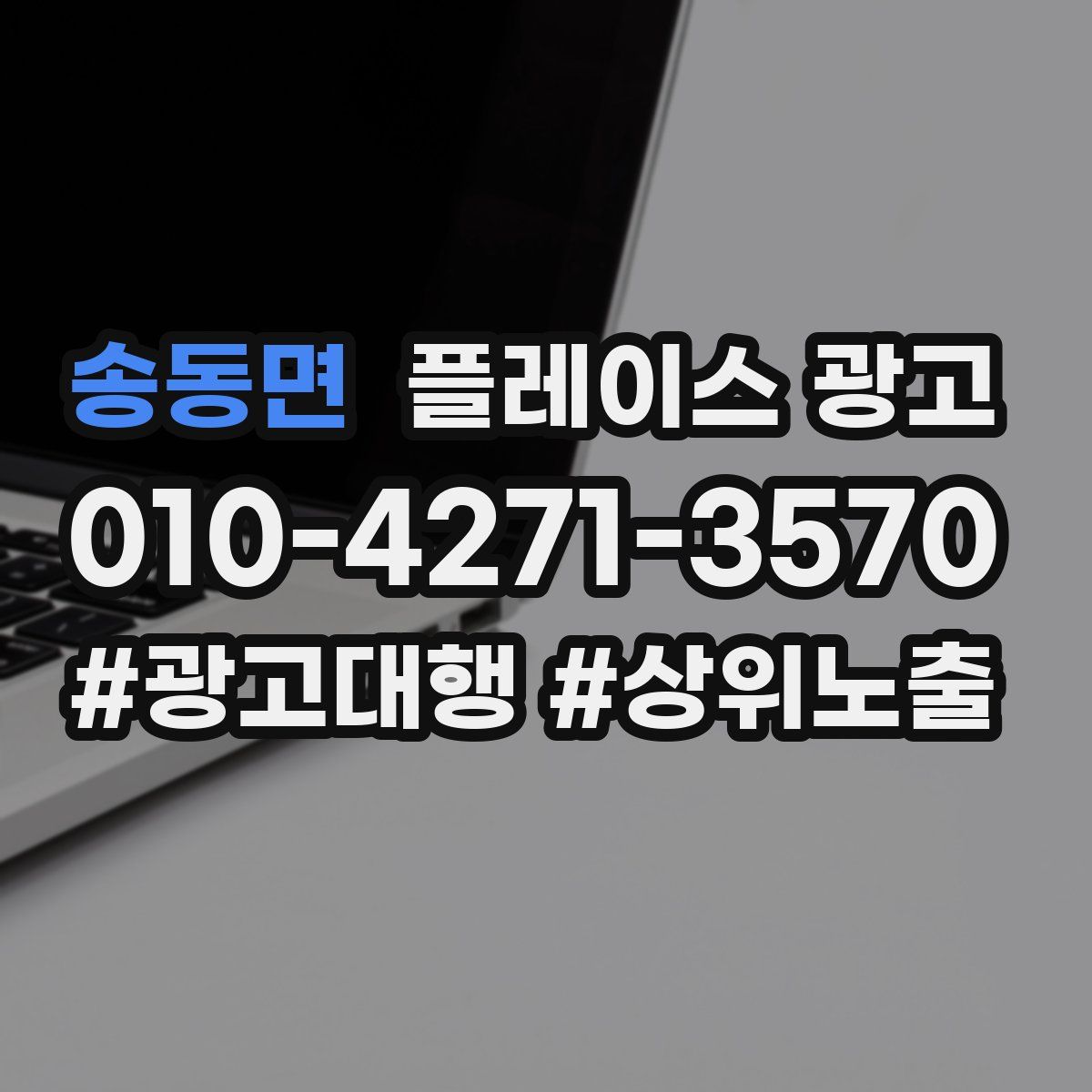 송동면 플레이스 광고