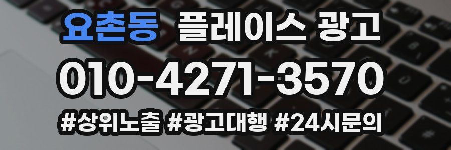 요촌동 플레이스 광고
