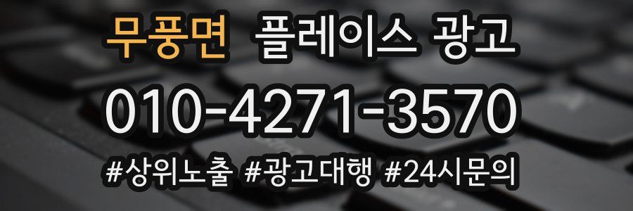 무풍면 플레이스 광고
