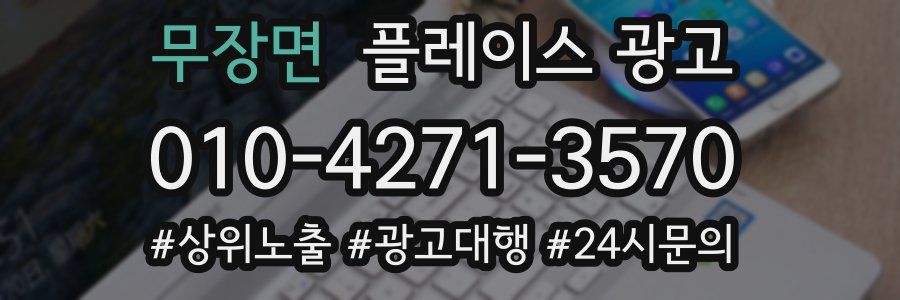 무장면 플레이스 광고