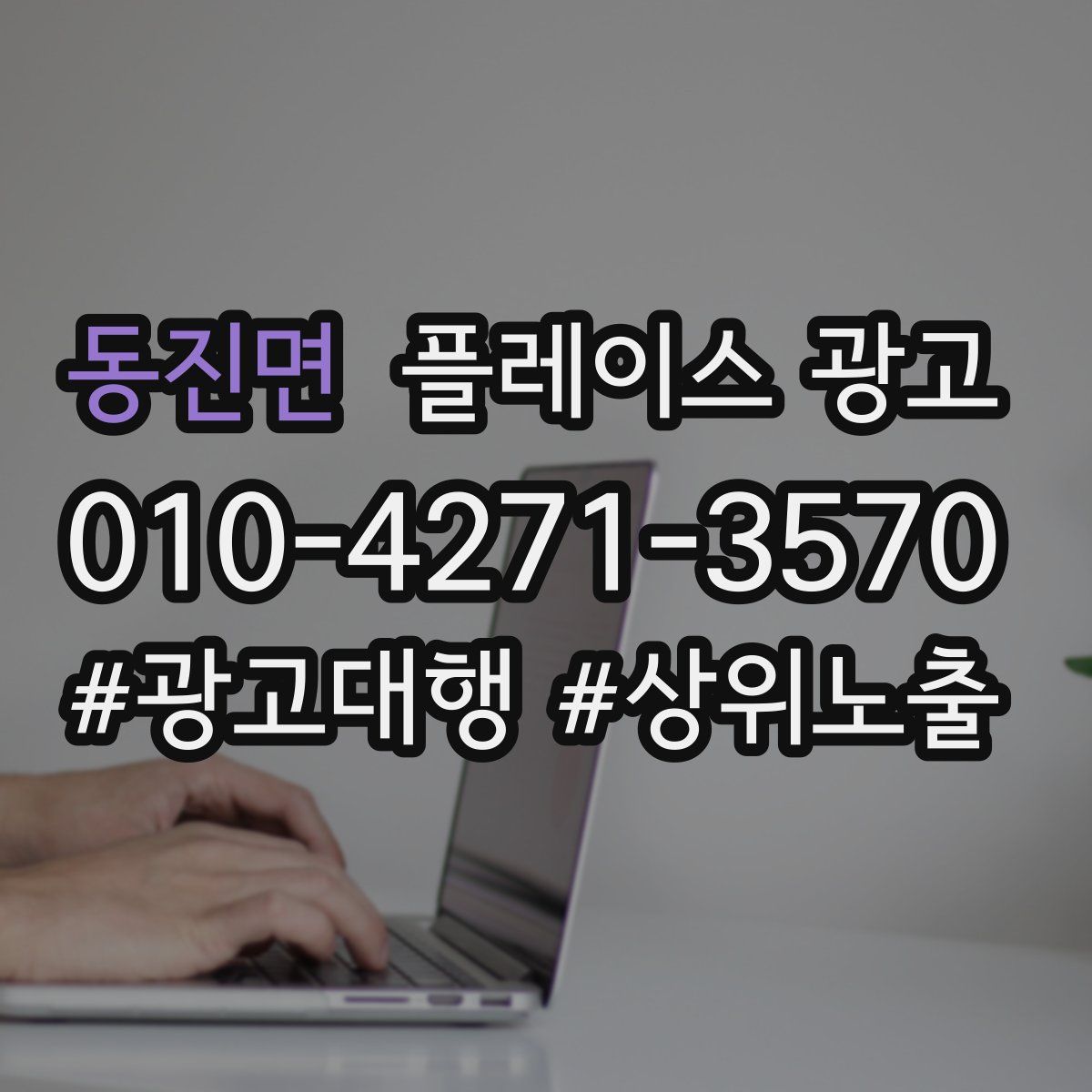 동진면 플레이스 광고