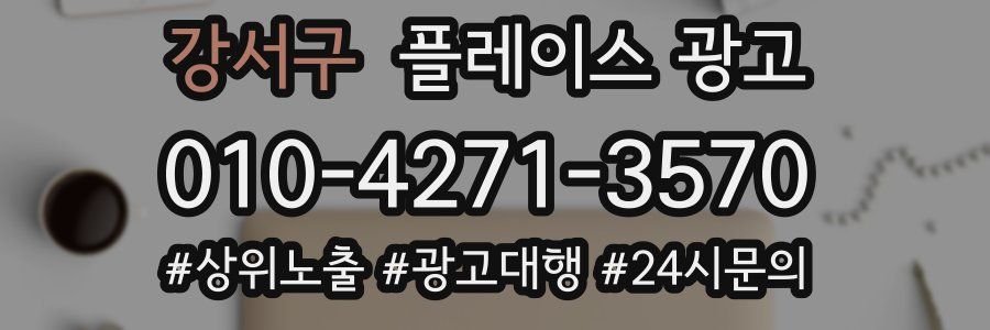 강서구 플레이스 광고