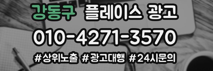 강동구 플레이스 광고