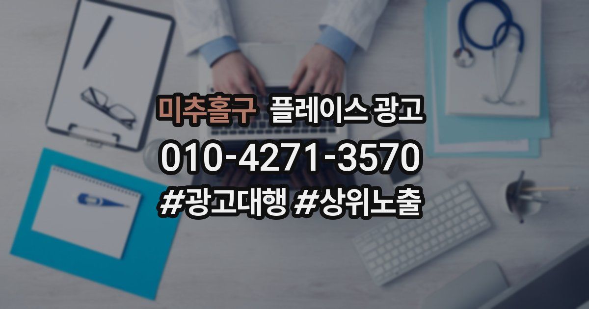 미추홀구 플레이스 광고