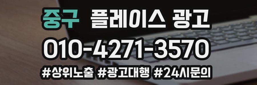 중구 플레이스 광고