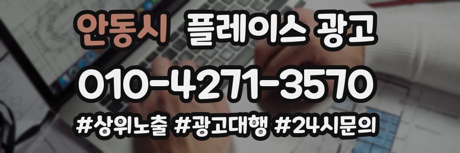 안동시 플레이스 광고