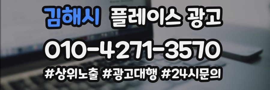 김해시 플레이스 광고