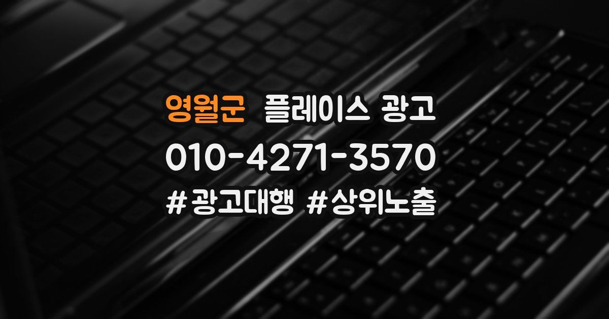 영월군 플레이스 광고
