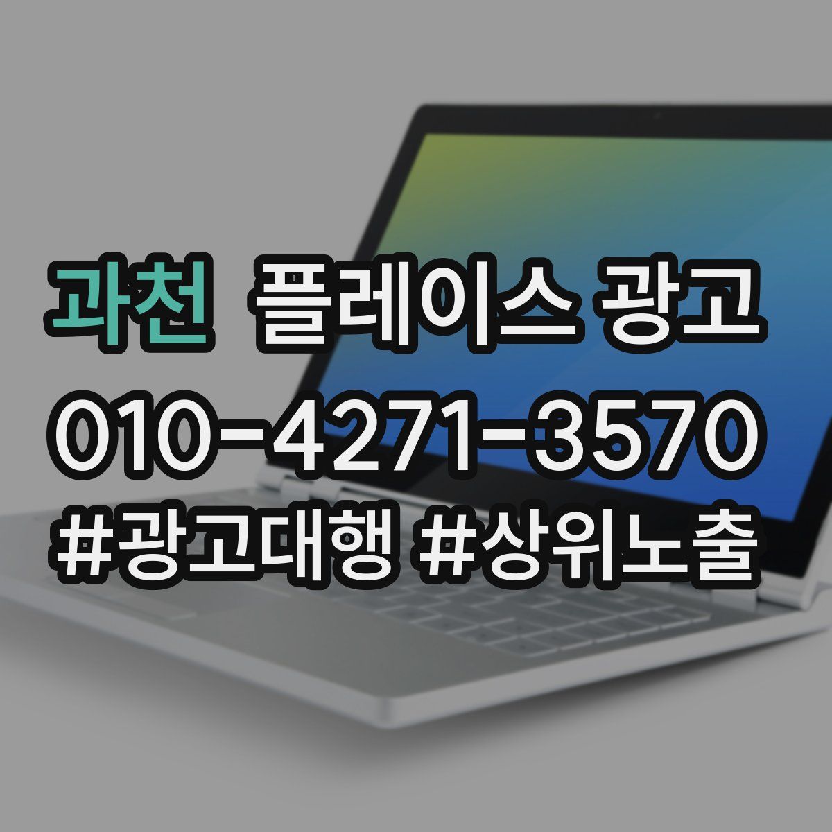 과천 플레이스 광고