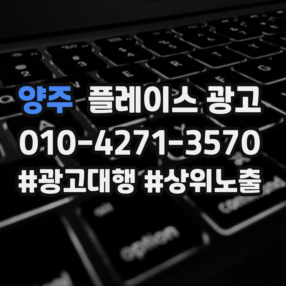 양주 플레이스 광고 민원성 리뷰를 줄이는 사전 안내문