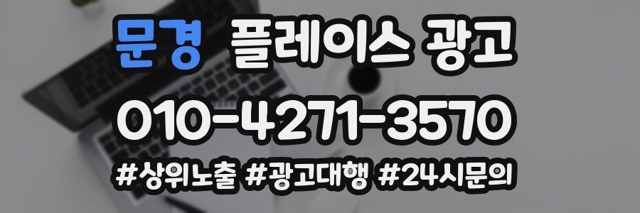 문경 플레이스 광고