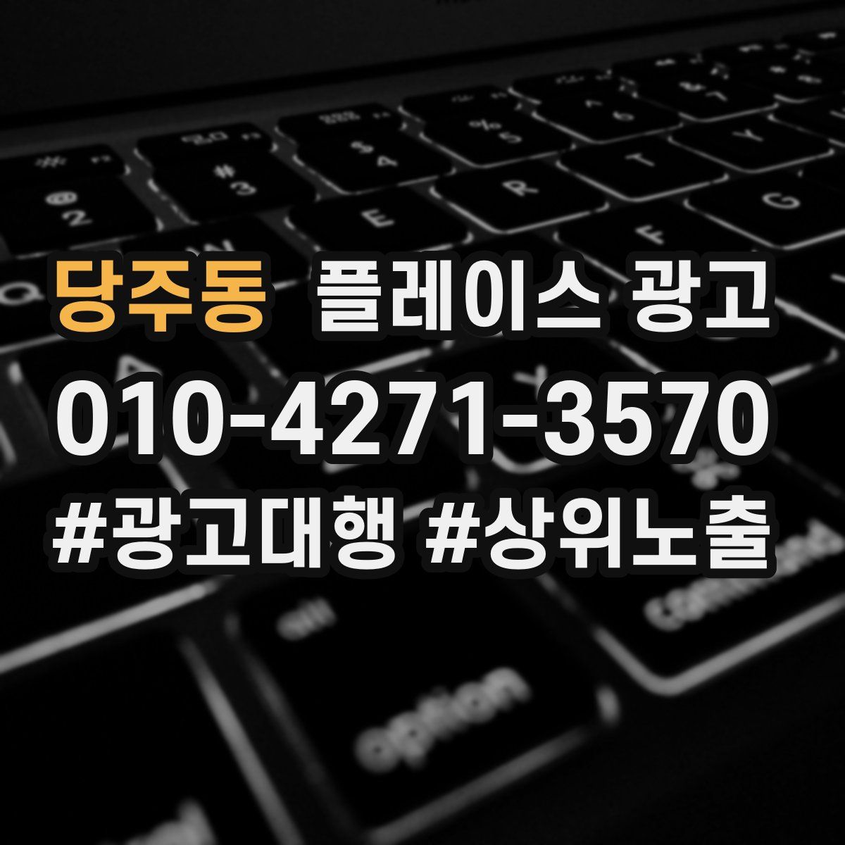 당주동 플레이스 광고