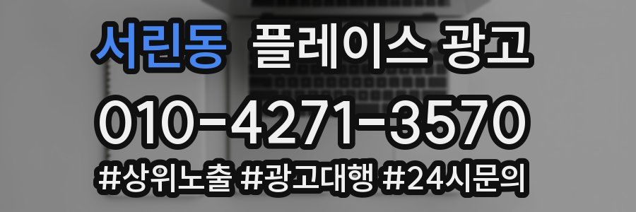 서린동 플레이스 광고