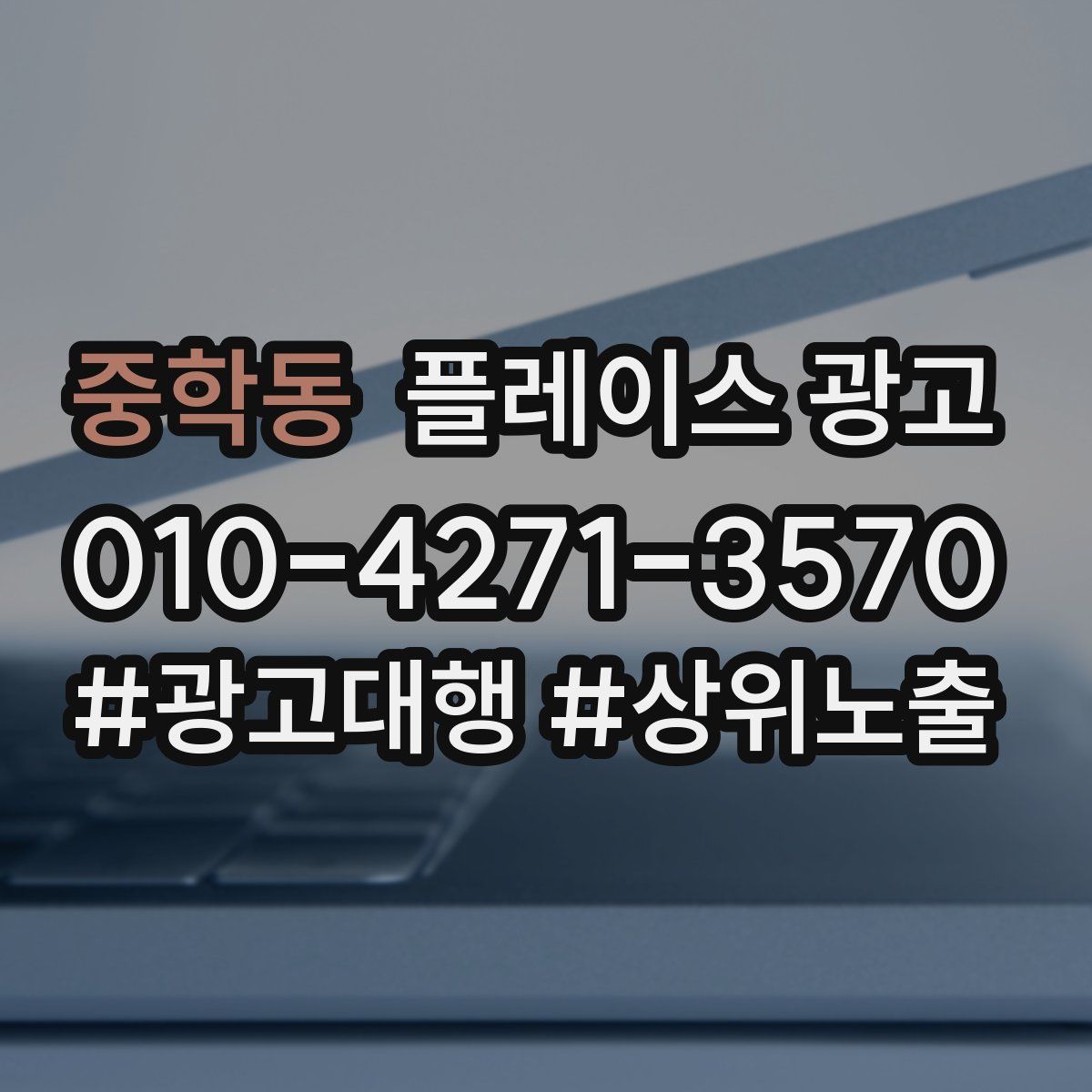 중학동 플레이스 광고