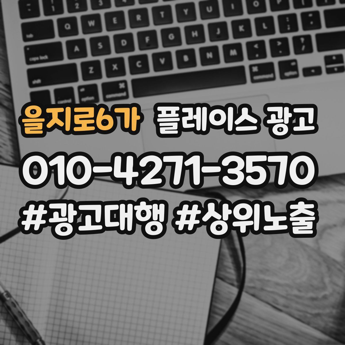 을지로6가 플레이스 광고