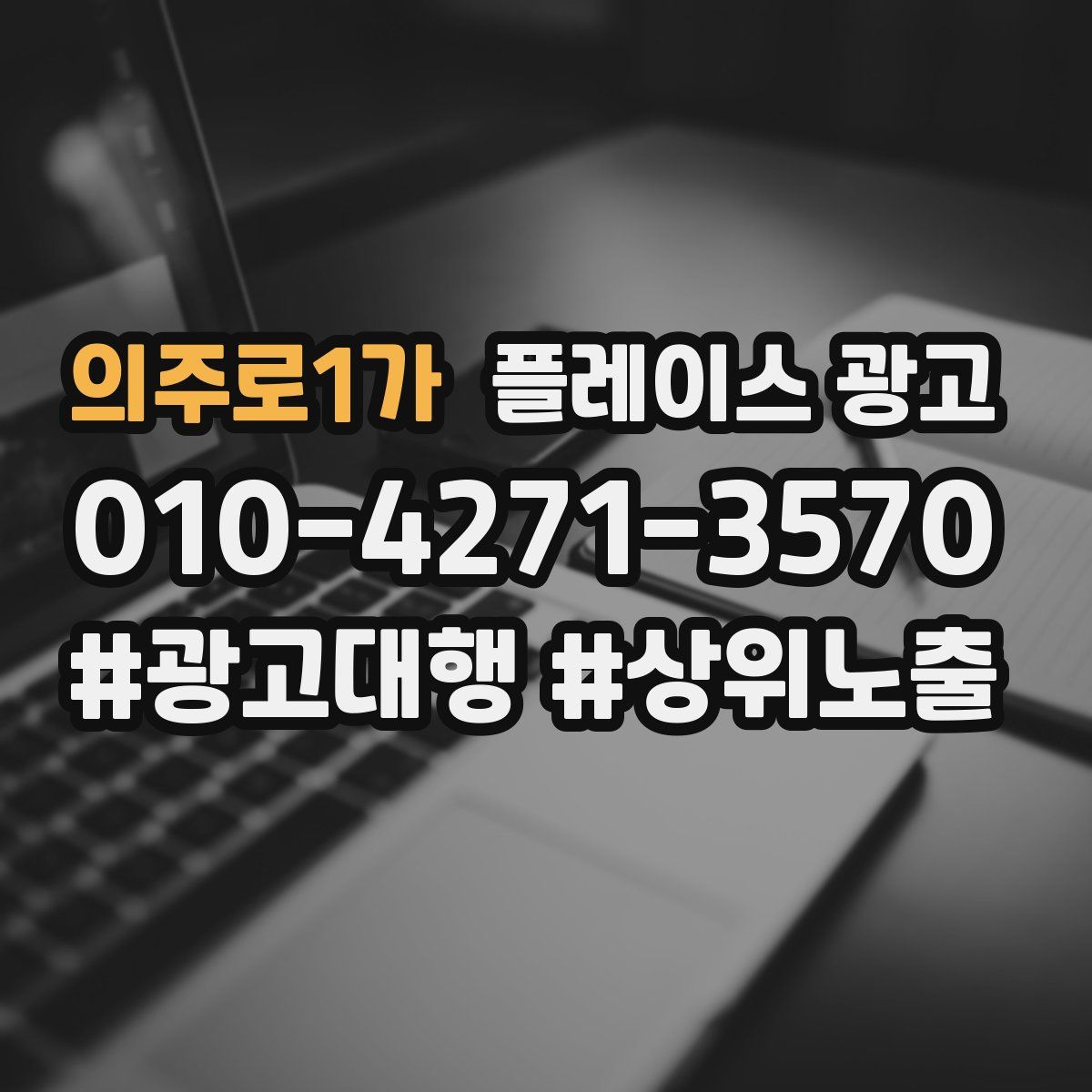 의주로1가 플레이스 광고