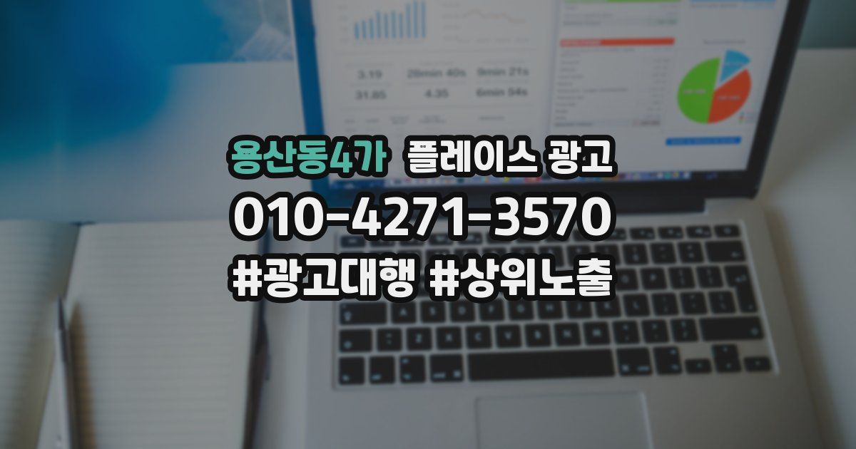 용산동4가 플레이스 광고