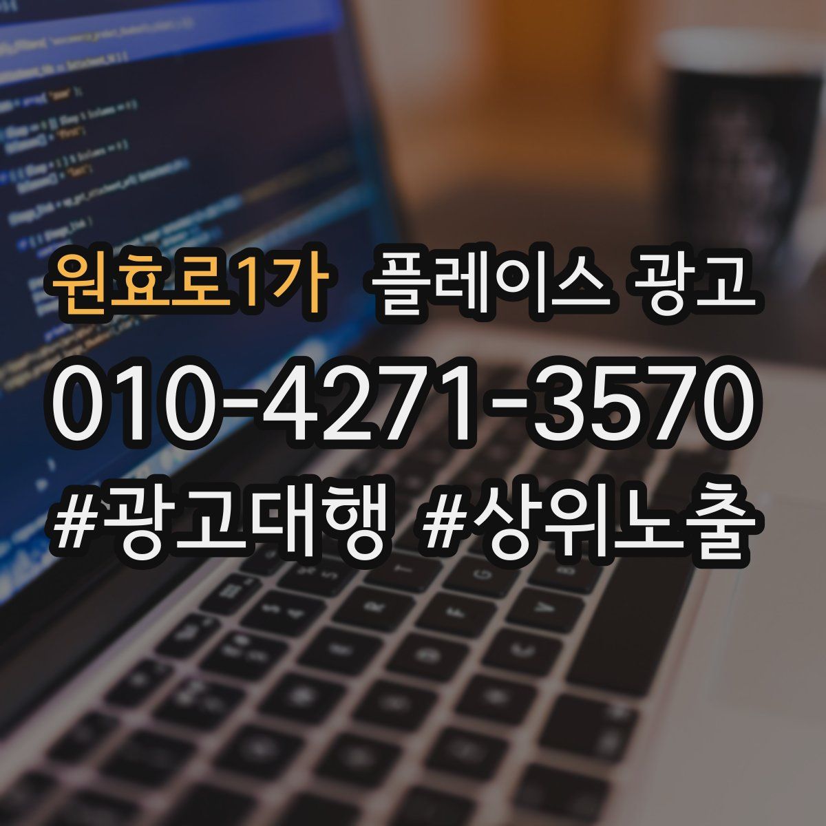 원효로1가 플레이스 광고