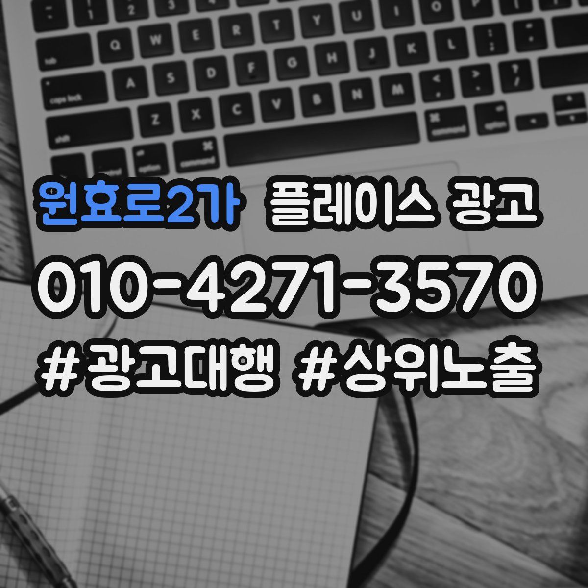 원효로2가 플레이스 광고