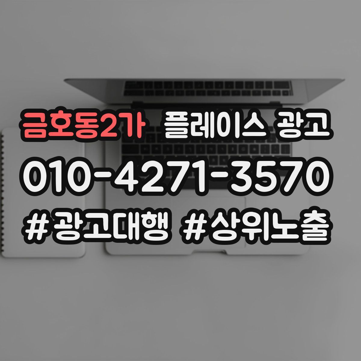 금호동2가 플레이스 광고