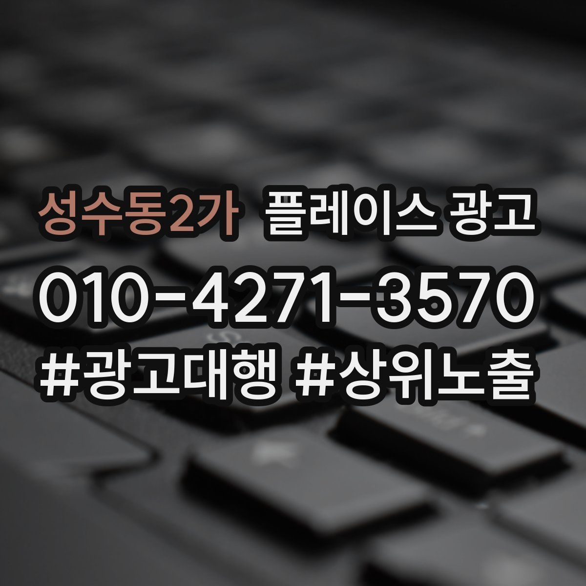 성수동2가 플레이스 광고