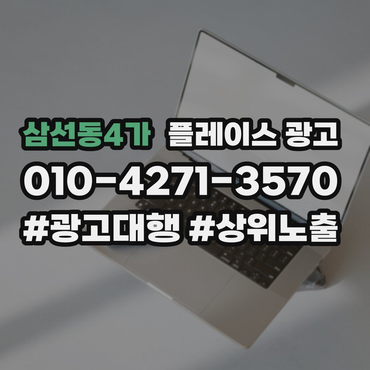 삼선동4가 플레이스 광고