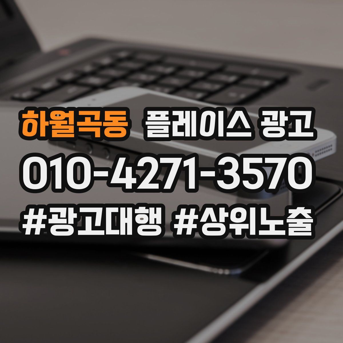 하월곡동 플레이스 광고