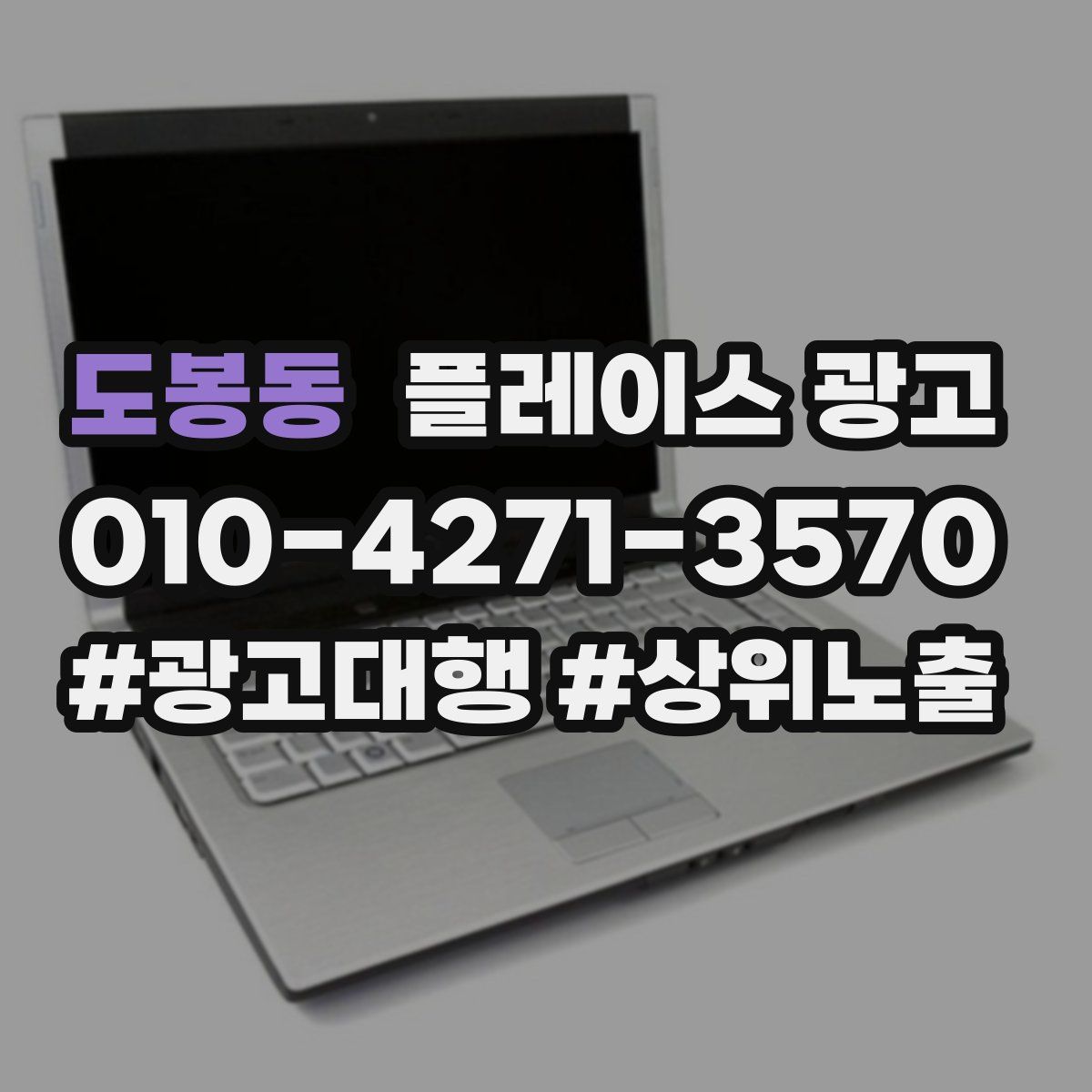 도봉동 플레이스 광고