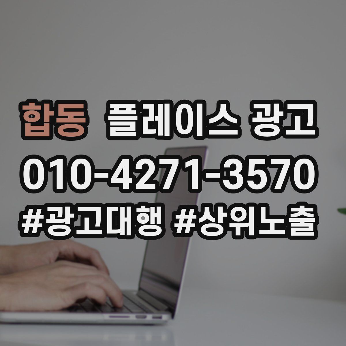 합동 플레이스 광고