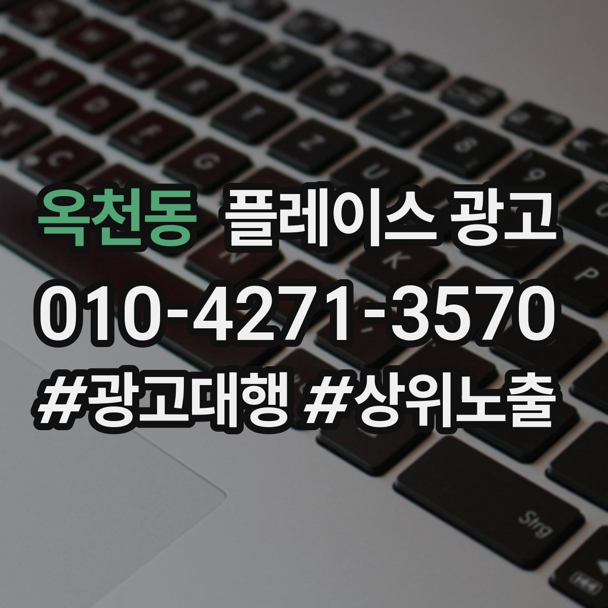 옥천동 플레이스 광고