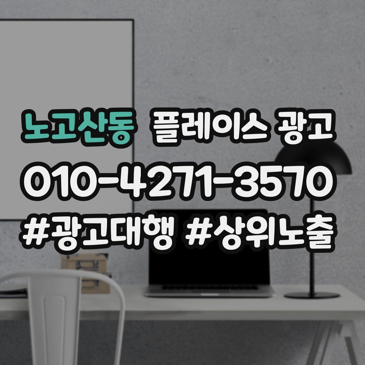노고산동 플레이스 광고