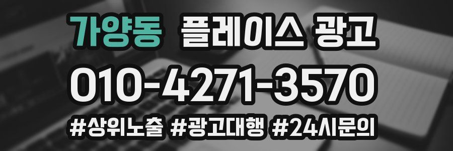 가양동 플레이스 광고