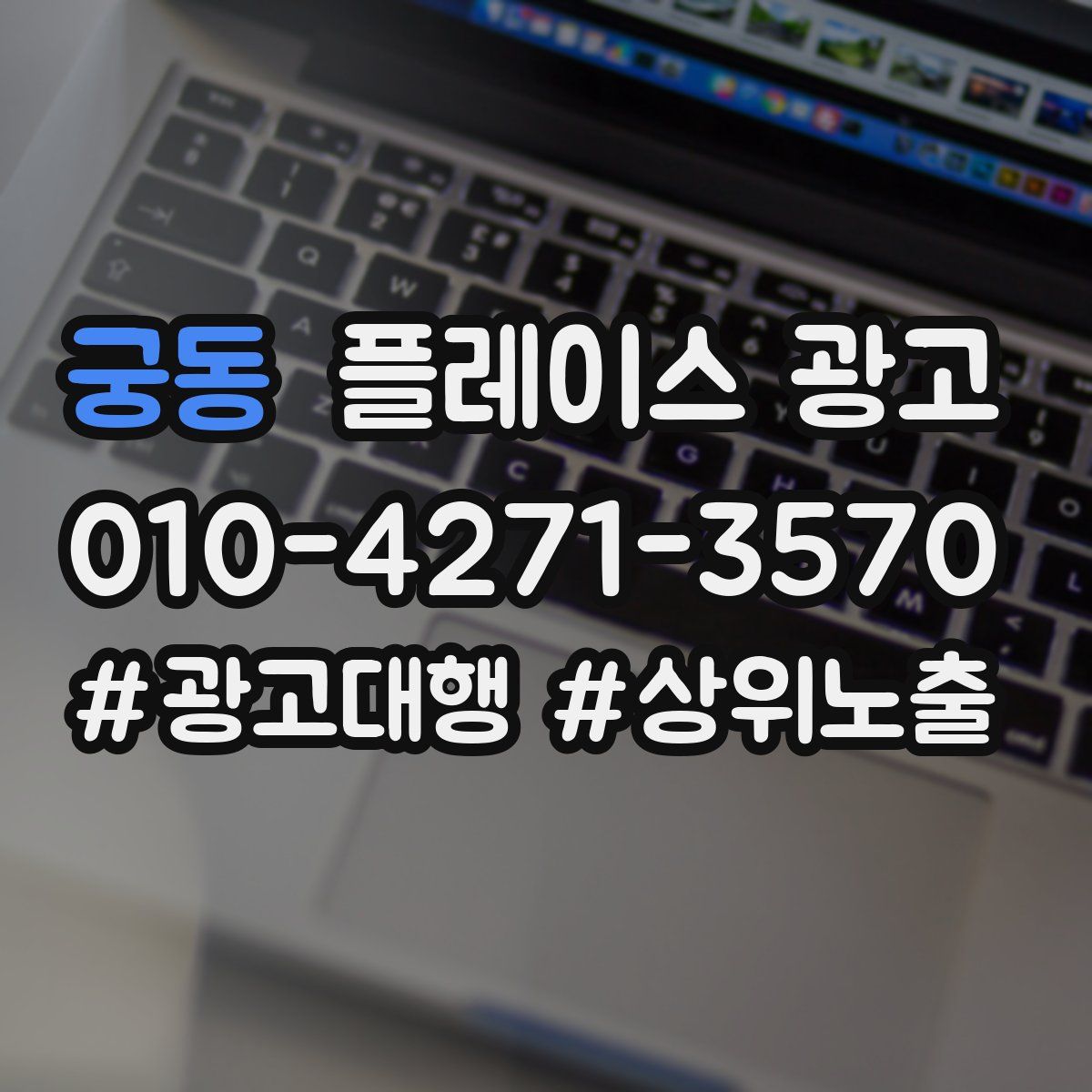 궁동 플레이스 광고