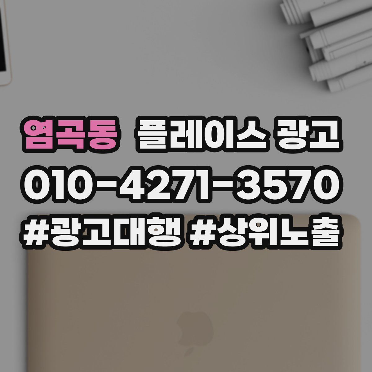 염곡동 플레이스 광고