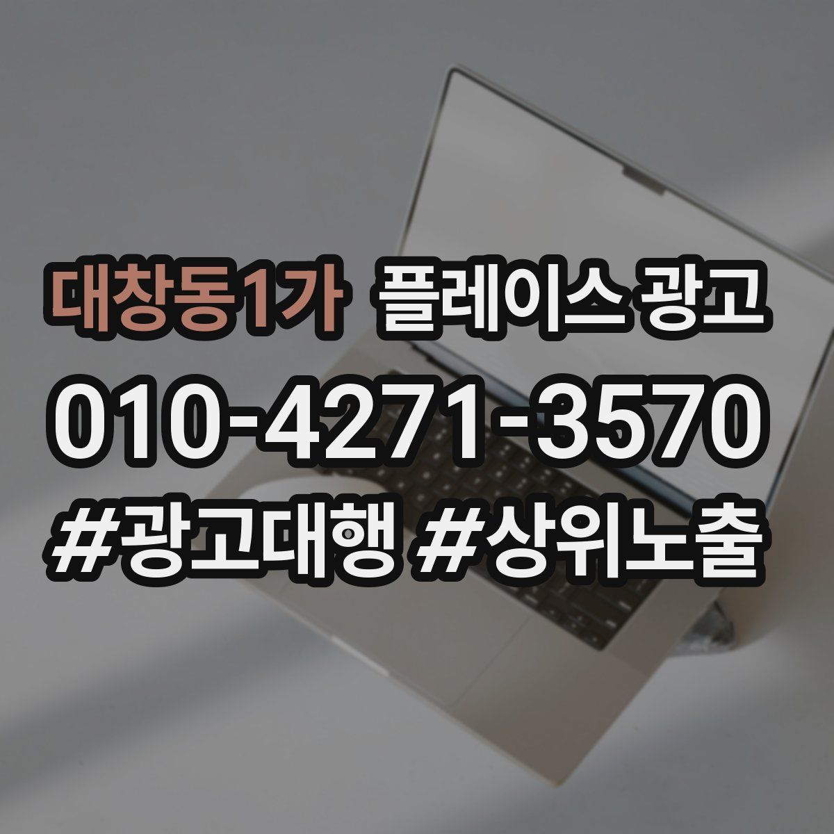 대창동1가 플레이스 광고