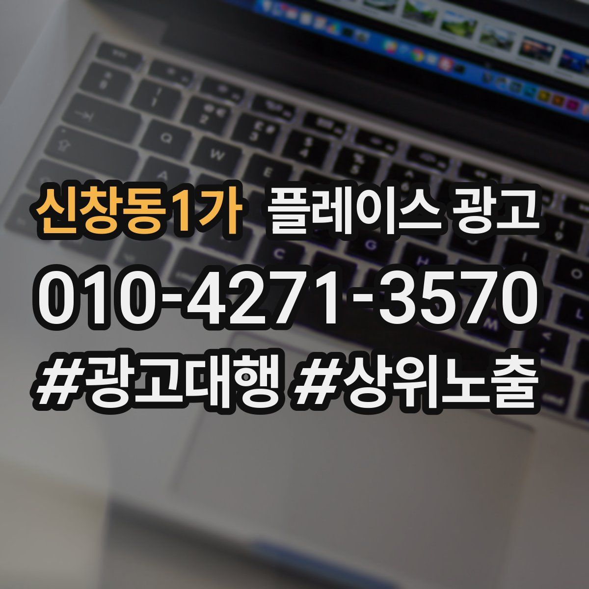 신창동1가 플레이스 광고