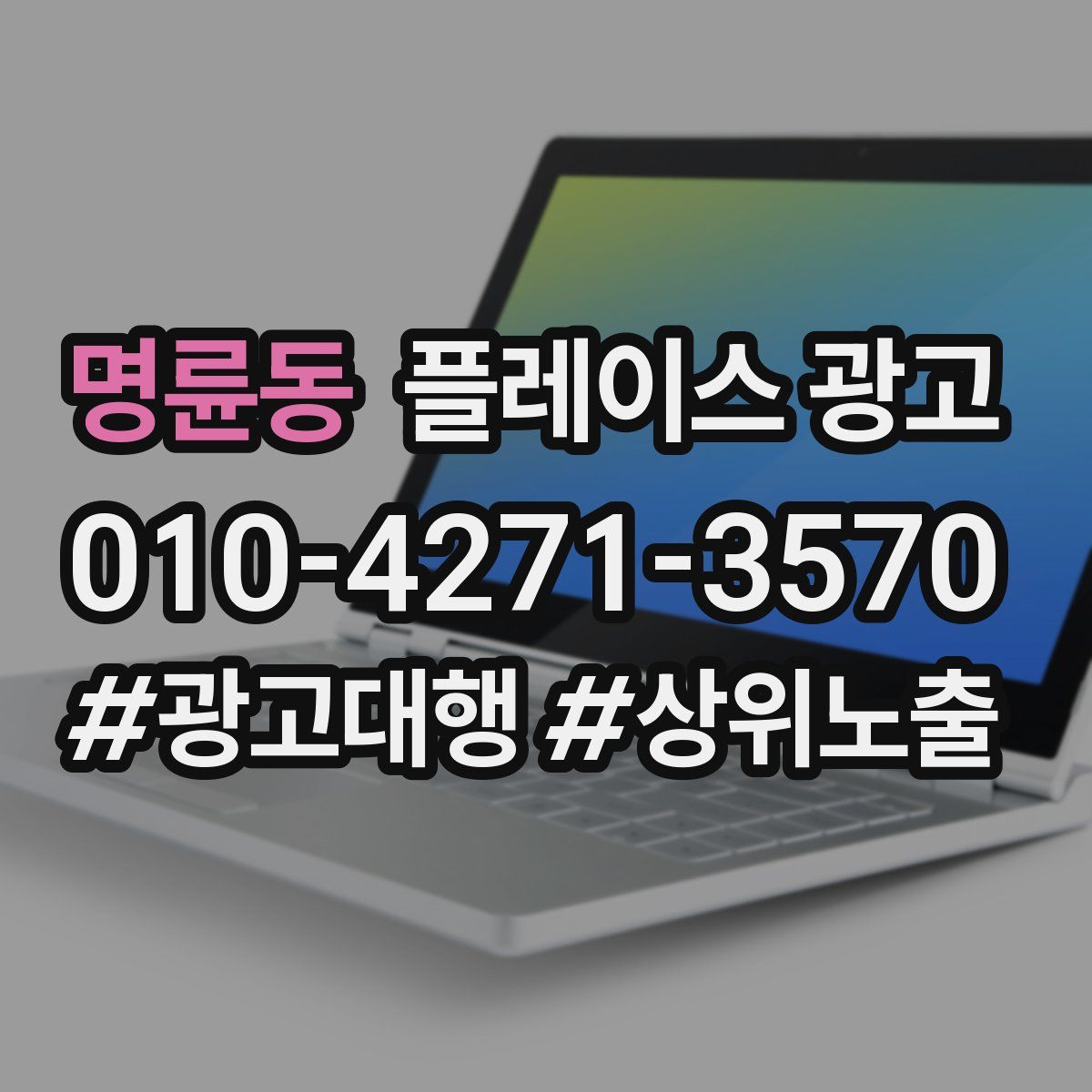 명륜동 플레이스 광고