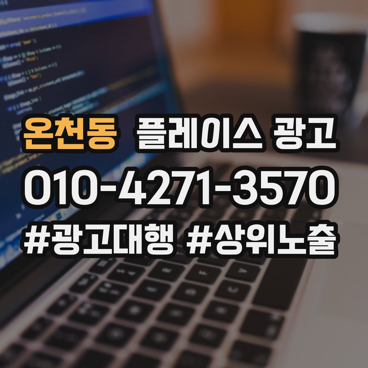 온천동 플레이스 광고