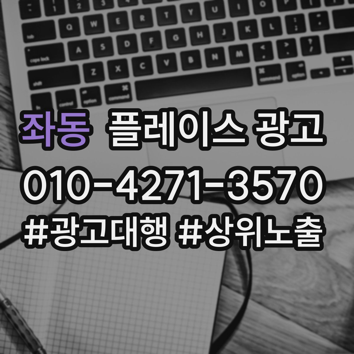 좌동 플레이스 광고